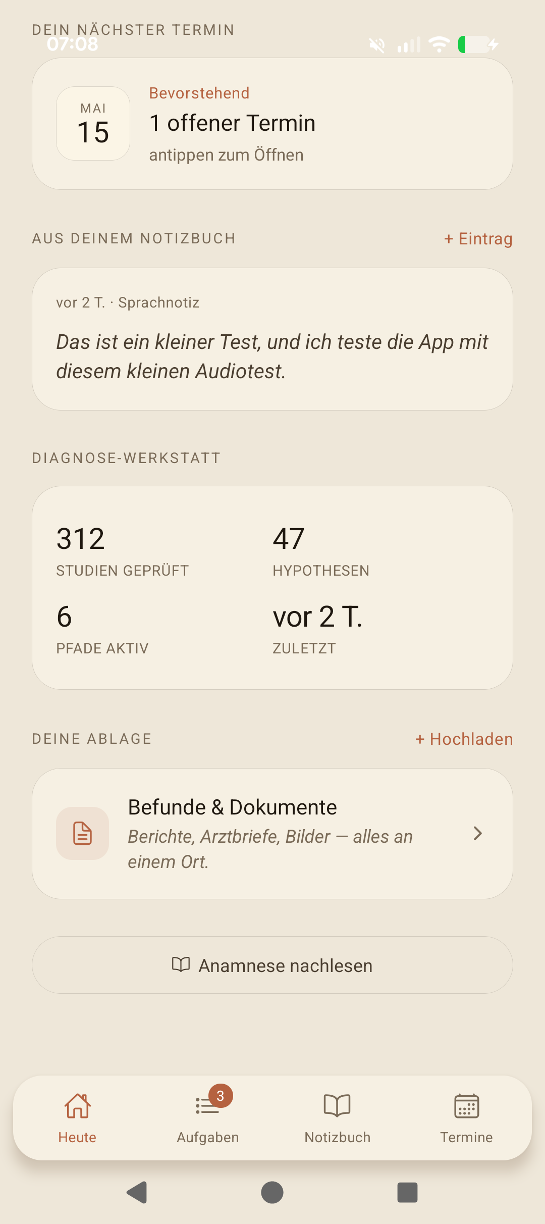 Wir finden auch die richtige Fachrichtung — und manchmal die konkrete Adresse.